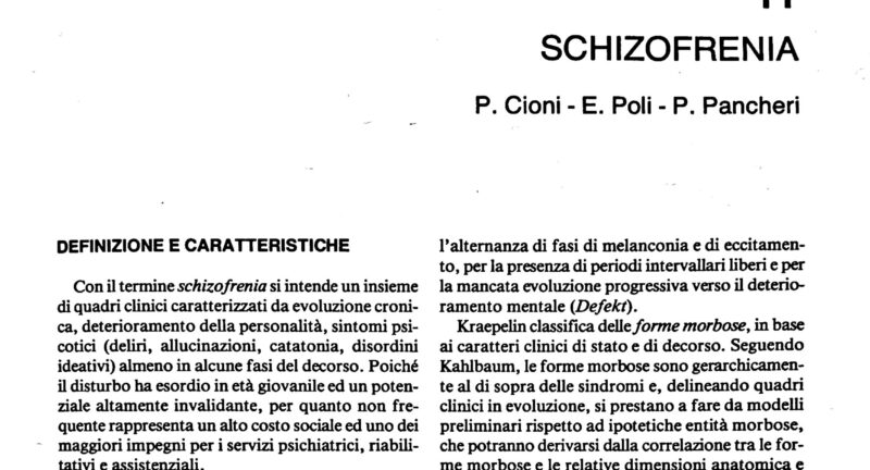 Schizofrenia